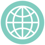 Icon of a globe representing territories